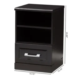 Odelia Modern And Contemporary Finished 1 Drawer Nightstand Dark Brown - Baxton Studio 15 Odelia Modern And Contemporary Finished 1 Drawer Nightstand Dark Brown - Baxton Studio -Furniture Haven Shop GUEST 8bafdac2 ce33 4d4f 9641 1b40b2b74f87