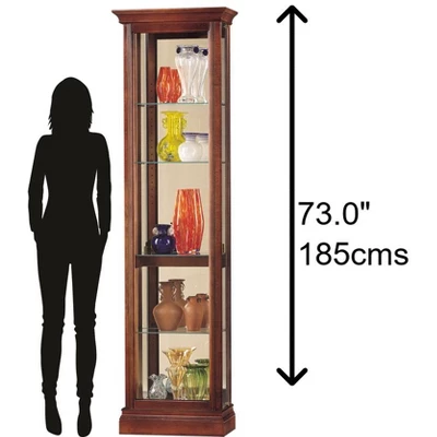 Howard Miller 680245 Howard Miller Gregory Curio Cabinet 680245 Windsor Cherry 1 Howard Miller 680245 Howard Miller Gregory Curio Cabinet 680245 Windsor Cherry