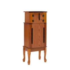 Marie Jewelry Armoire Oak - Powell Company -Furniture Haven Shop GUEST 8bd5e431 2396 4b02 88e9 158668a5880b