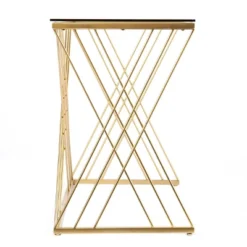 Oaknut Modern Glass Top Desk Gold - Aiden Lane 9 Oaknut Modern Glass Top Desk Gold - Aiden Lane -Furniture Haven Shop GUEST 8c4a9f90 5d89 428d b24c 16cb3eb77b36