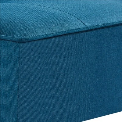 Yaheetech Modern Fabric Convertible Futon Sofa Bed With USB Ports 5 Yaheetech Modern Fabric Convertible Futon Sofa Bed With USB Ports - Image 5