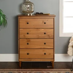 Stiva Classic Mid-Century Modern Vertical 4 Drawer Dresser - Saracina Home 11 Stiva Classic Mid-Century Modern Vertical 4 Drawer Dresser - Saracina Home -Furniture Haven Shop GUEST 8d80b7b0 7a6b 40f6 8fc7 edeb7656d79f