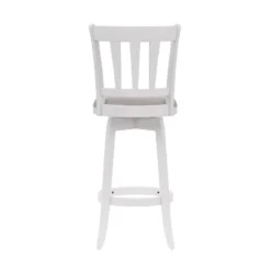 30" Presque Isle Wood Bar Height Swivel Stool White - Hillsdale Furniture -Furniture Haven Shop GUEST 8deb58bf ce3d 4761 9729 c64475a8961c