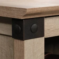 Carson Forge Side Table Lintel Oak - Sauder -Furniture Haven Shop GUEST 8df90f42 aaef 4abd 929a e8f77798790e