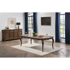 Chateau Dining Table Brown - Treasure Trove Accents -Furniture Haven Shop GUEST 8e3af4fe 9728 48b9 a8d7 fd8cd0858276