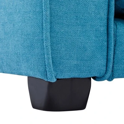 59.4" Upholstered Loveseat Sofa Couch, Pull-Out Sofa Bed With Side Pocket-ModernLuxe 14 59.4" Upholstered Loveseat Sofa Couch, Pull-Out Sofa Bed With Side Pocket-ModernLuxe - Image 14