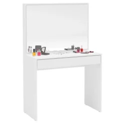 Virginia Vanity With Mirror White - Polifurniture -Furniture Haven Shop GUEST 8f8d77c9 f4ef 4a51 862c c40b22bee1dc