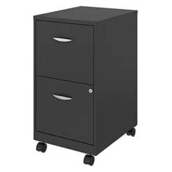 Space Solutions 18 Inch Wide Metal Mobile Organizer File Cabinet For Office Supplies And Hanging File Folders With 2 File Drawers, Charcoal -Furniture Haven Shop GUEST 901e9ee0 89d0 4ad9 9282 ed2d18cdaec3