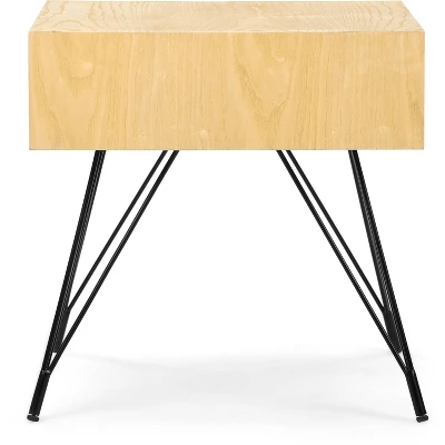 Newell Side Table Natural - Adore Decor 4 Newell Side Table Natural - Adore Decor - Image 4