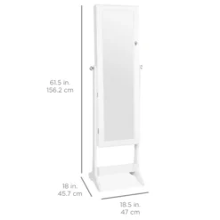 Best Choice Products 6-Tier Standing Mirror Lockable Storage Organizer Cabinet Armoire W/ LED Lights 13 Best Choice Products 6-Tier Standing Mirror Lockable Storage Organizer Cabinet Armoire W/ LED Lights -Furniture Haven Shop GUEST 91e810c5 01eb 484f 88ca 3304e8b492b9