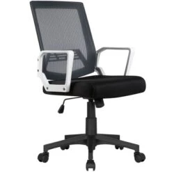 Yaheetech Adjustable Mid-Back Office Chair Computer Chair With Wheels -Furniture Haven Shop GUEST 92836098 f69f 47f0 aa2d 8f2f1a15d4d9