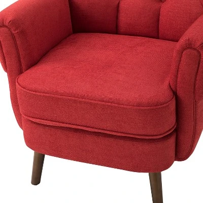 Dittmar Mid Century Club Chair With Wingback And Button-tufted Design | ARTFUL LIVING DESIGN 7 Dittmar Mid Century Club Chair With Wingback And Button-tufted Design | ARTFUL LIVING DESIGN - Image 7