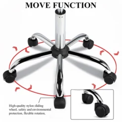 Yaheetech Height Adjustable Modern PU Leather Rolling Bar Stool Salon Stool 14 Yaheetech Height Adjustable Modern PU Leather Rolling Bar Stool Salon Stool -Furniture Haven Shop GUEST 92b09c8a cf0f 4f8e 9a23 2022c6bdc34f