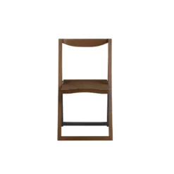 2pk Sydney Folding Chairs Wire Brush Chestnut - Boraam -Furniture Haven Shop GUEST 933e1467 237a 4fbe 8af9 8966bcada2dd