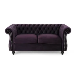 Somerville Traditional Chesterfield Loveseat - Christopher Knight Home 13 Somerville Traditional Chesterfield Loveseat - Christopher Knight Home -Furniture Haven Shop GUEST 93c9c78c 2b63 4867 ae1d 01e01e52906b