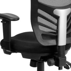 Emma And Oliver Mid-Back Black Mesh Multifunction Ergonomic Office Chair With Adjustable Arms 12 Emma And Oliver Mid-Back Black Mesh Multifunction Ergonomic Office Chair With Adjustable Arms -Furniture Haven Shop GUEST 941179c0 2e28 484f 848c ac448798ac20