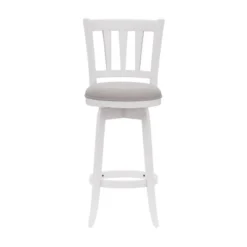 30" Presque Isle Wood Bar Height Swivel Stool White - Hillsdale Furniture -Furniture Haven Shop GUEST 941df342 3535 4079 a801 7ec568ed3c95