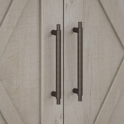 Key West Tall TV Stand For TVs Up To 70" Washed Gray - Bush Furniture 5 Key West Tall TV Stand For TVs Up To 70" Washed Gray - Bush Furniture - Image 5