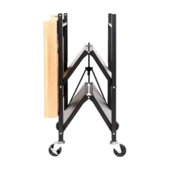 Origami Foldable Wheeled Portable Solid Wood Top Kitchen Island Bar Cart 8 Origami Foldable Wheeled Portable Solid Wood Top Kitchen Island Bar Cart -Furniture Haven Shop GUEST 9598a938 d7b2 4662 a925 7cfda8844ec1