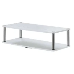 Designs2Go XL Double Tier Swivel TV Stand For TVs Up To 32" - Breighton Home -Furniture Haven Shop GUEST 95e3fe70 28f7 4a66 8b36 358fbff71177