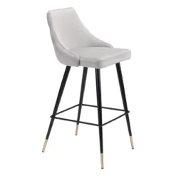 29.5" Luxe Velvet Barstool - ZM Home -Furniture Haven Shop GUEST 964d4be2 d497 44b8 a9ba 4797d8c00f8a