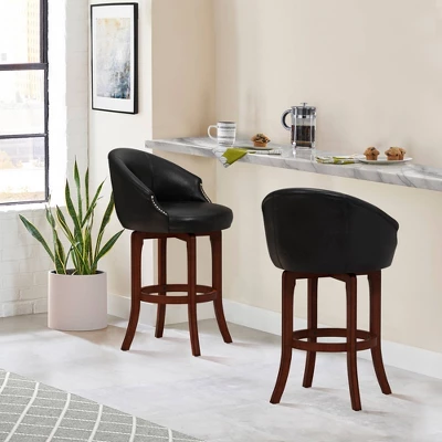 30" Dartford Swivel Barstool Brown/Black - Hillsdale Furniture 11 30" Dartford Swivel Barstool Brown/Black - Hillsdale Furniture - Image 11