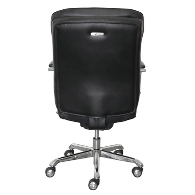 Sutherland Quilted Leather Office Chair With Padded Arms - La-Z-Boy 3 Sutherland Quilted Leather Office Chair With Padded Arms - La-Z-Boy - Image 3