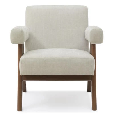 Set Of 2 Morgan Upholstered 19.7" Wider Seat And Armrest With Upside Down "V" Shape Design Rubberwood Legs Accent Chair-The Pop Maison 1 Set Of 2 Morgan Upholstered 19.7" Wider Seat And Armrest With Upside Down "V" Shape Design Rubberwood Legs Accent Chair-The Pop Maison