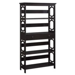 59.75" Omega 5 Tier Bookcase With Drawer - Breighton Home 10 59.75" Omega 5 Tier Bookcase With Drawer - Breighton Home -Furniture Haven Shop GUEST 9ae56525 56fd 49bd a318 27ebc947f451