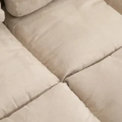 HOMCOM Convertible Floor Sofa Chair, Folding Upholstered Couch Bed, Adjustable Guest Chaise Lounge With Metal Frame And 2 Pillows -Furniture Haven Shop GUEST 9b810369 a26b 41f7 860c 888016e37d04