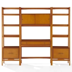 3pc Landon Desk And Bookcases Set Acorn - Crosley 10 3pc Landon Desk And Bookcases Set Acorn - Crosley -Furniture Haven Shop GUEST 9c6c3d55 f507 41c2 addd 53ecc7f611a8
