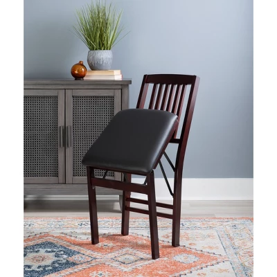 Set Of 2 Triena Mission Back Folding Chair Espresso - Linon 11 Set Of 2 Triena Mission Back Folding Chair Espresso - Linon - Image 11