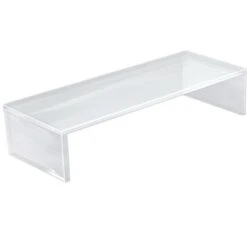 Azar Displays Clear Acrylic Monitor Riser 21"W X 7.75"D X 4.5"H
