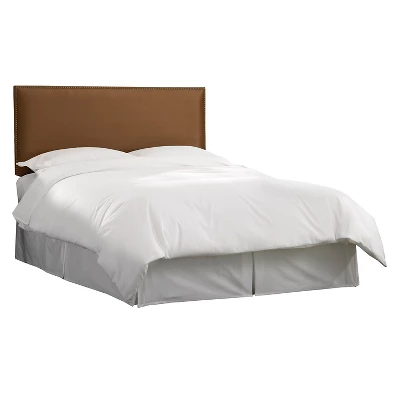 Arcadia Nailbutton Microsuede Headboard - Skyline Furniture 1 Arcadia Nailbutton Microsuede Headboard - Skyline Furniture