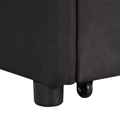 3 In 1 Pull Out Sleeper Sofa With 2 Wing Table And USB Charge-ModernLuxe 12 3 In 1 Pull Out Sleeper Sofa With 2 Wing Table And USB Charge-ModernLuxe - Image 12