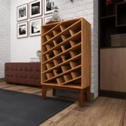 Modern Wood Wine Rack Brown - Olivia & May 19 Modern Wood Wine Rack Brown - Olivia & May -Furniture Haven Shop GUEST a0d8bc4d df89 4d9f b60c 20f01cc9d161