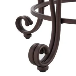 24" Genna Back Bar Counter Height Barstool Brown - Linon -Furniture Haven Shop GUEST a0e42bc1 da3d 4477 aee6 75a68328710f