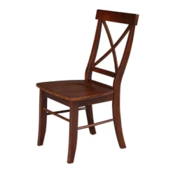 Set Of 2 X Back Chairs With Solid Wood Seats Espresso - International Concepts -Furniture Haven Shop GUEST a1e0cc2c 330f 4157 afcf 26d3065d387f