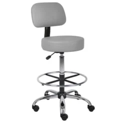 Medical/Drafting Stool With Back Cushion - Boss Office Products -Furniture Haven Shop GUEST a2eacc3d f721 4b69 8232 cc42661b1fd3