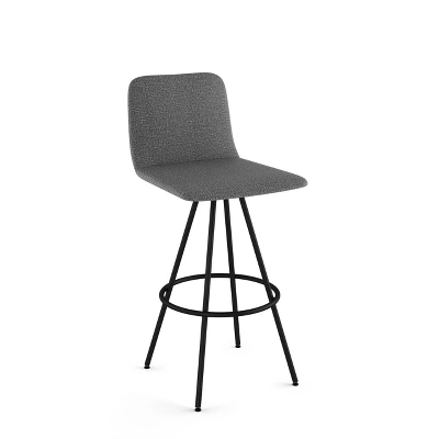 26.25" Dagmar Swivel Counter Height Barstool - Amisco 2 26.25" Dagmar Swivel Counter Height Barstool - Amisco - Image 2