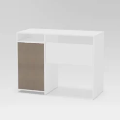 Cambridge 3 Drawer Writing Desk With Shelf White - Polifurniture -Furniture Haven Shop GUEST a3d14d47 d85f 4794 b6a2 e103a4455051