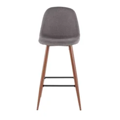 Set Of 2 Pebble Mid-Century Modern Modern Barstools Walnut/Charcoal - LumiSource 14 Set Of 2 Pebble Mid-Century Modern Modern Barstools Walnut/Charcoal - LumiSource -Furniture Haven Shop GUEST a3e758fb e587 4b67 811b 0f564df6b540