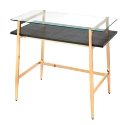Thayer Mid Century Glass Desk Bright Gold - Lifestorey 7 Thayer Mid Century Glass Desk Bright Gold - Lifestorey -Furniture Haven Shop GUEST a6f9bd1f 5350 4ec7 8959 320202550a5f