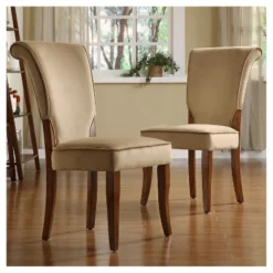 Set Of 2 Pershing Dining Chair Wood Peat - Inspire Q -Furniture Haven Shop GUEST a78f9bd0 5b66 448a 8add 39e8136692bd
