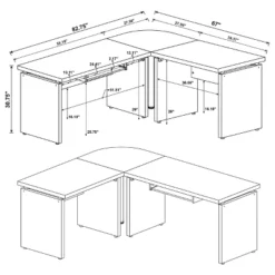 Skylar L-Shape Office Desk Set Cappuccino - Coaster -Furniture Haven Shop GUEST a7dca8b1 d179 4716 95de 9a330972b7fb