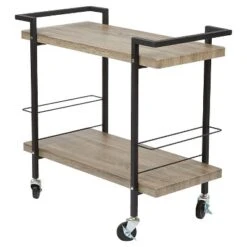 Maxwell Serving Cart Ash Veneer - OSP Home Furnishings -Furniture Haven Shop GUEST a94802d7 1210 4420 98d8 ce408f39f76e