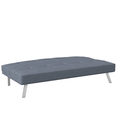 Colette Convertible Futon Sofa Bed Light Gray - Serta 4 Colette Convertible Futon Sofa Bed Light Gray - Serta - Image 4