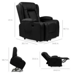 Best Choice Products Electric Power Lift Recliner Massage Chair Furniture W/ USB Port, Heat, Cupholders 13 Best Choice Products Electric Power Lift Recliner Massage Chair Furniture W/ USB Port, Heat, Cupholders -Furniture Haven Shop GUEST a9bd2b09 0142 406a b366 874a376de635