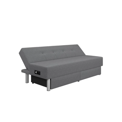 Wilton Dream Convertible Futon Sofa Bed Charcoal - Serta 9 Wilton Dream Convertible Futon Sofa Bed Charcoal - Serta - Image 9