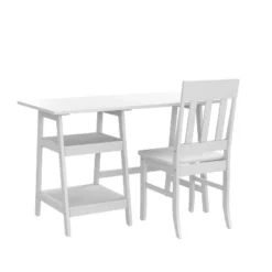 Dornoch 2 Shelf Writing Desk With Chair - HOMES: Inside + Out -Furniture Haven Shop GUEST aa4213ac f6d2 4d2d 8932 030b2ceec405